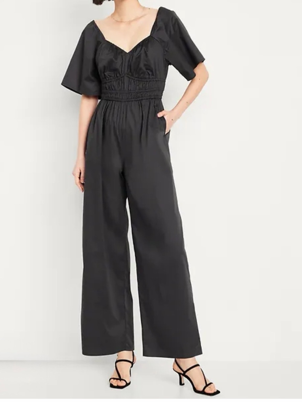 Women’s Short-Sleeve Jumpsuit
